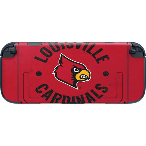 University of Louisville Cardinals Faded Nintendo Switch 2 (2025) with Joy-Con Skin